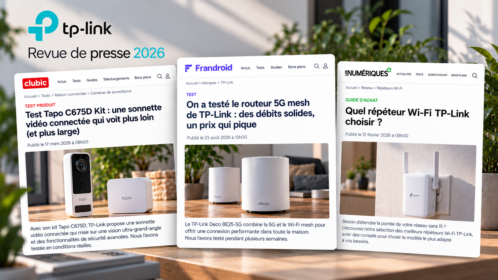 Revue de presse TP-Link 2026